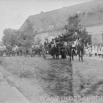 Etwa 1900, wir sehen das Ausflugslokal 'Burg Reina'